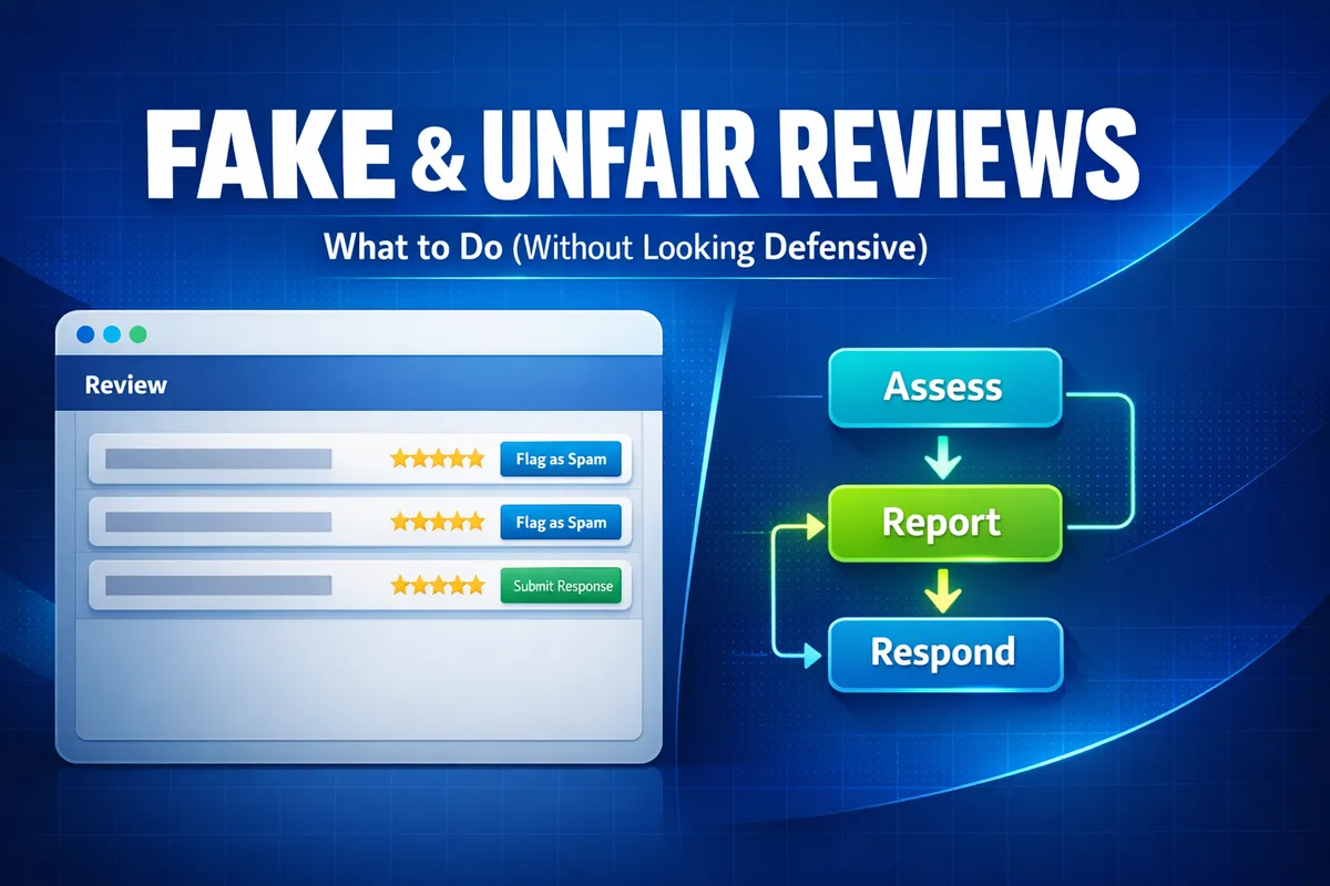Fake and Unfair Reviews: What to Do (Without Looking Defensive)