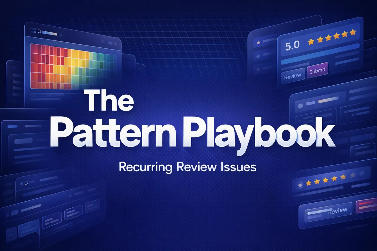 The Pattern Playbook: How Recurring Review Issues Predict Operational Pain