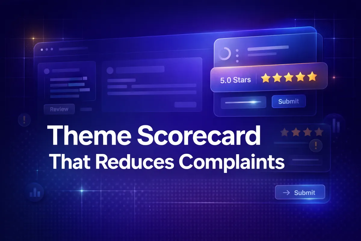 From Reviews to Ops: Build a Monthly Theme Scorecard That Reduces Complaints