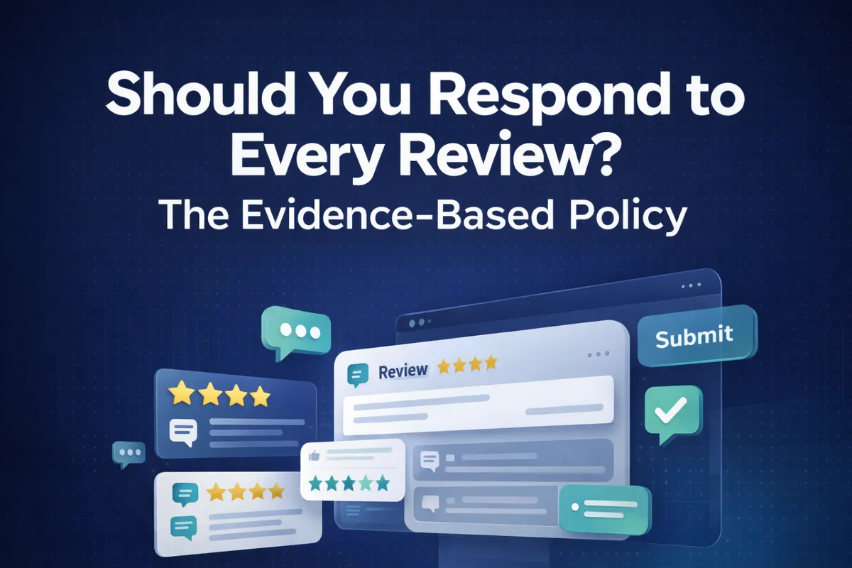 Should You Respond to Every Review? The Evidence-Based Policy