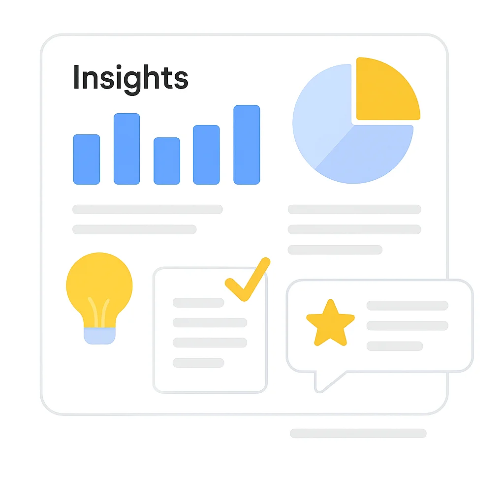 Step 4: Unlock Actionable Insights - ReviewSense review management software