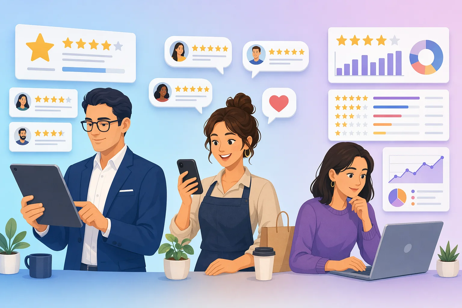 Reputation.com vs Birdeye vs Podium vs ReviewTrackers 2026