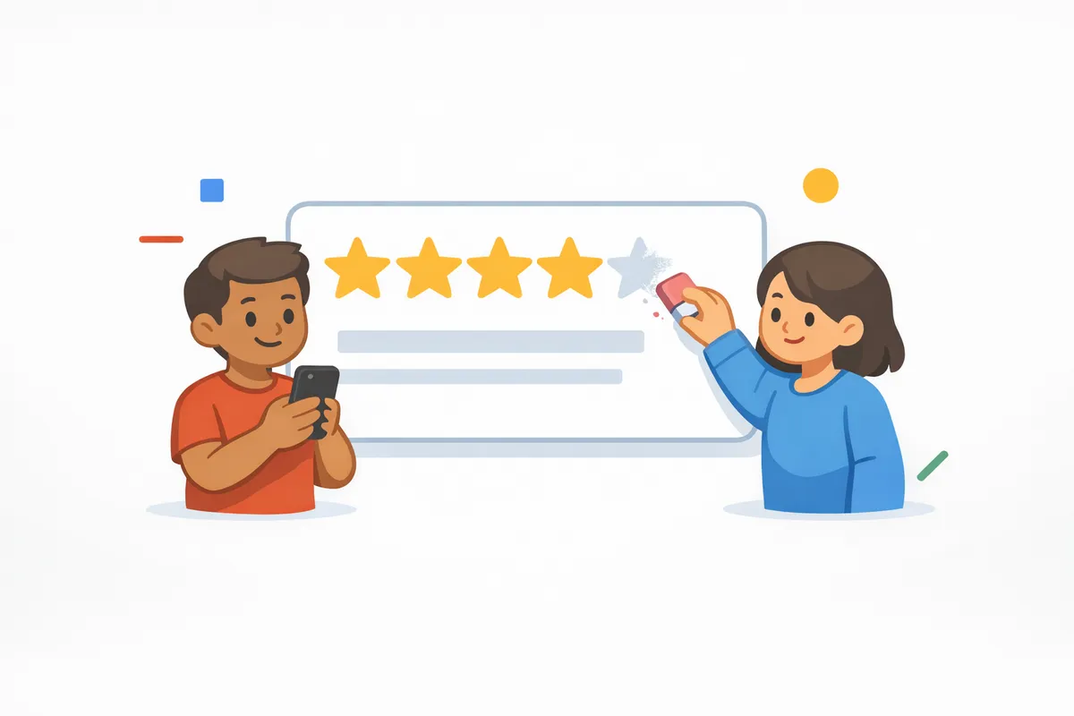 Editing Google Reviews: Policies & Strategies for UK Businesses UK business owner updating a digital customer feedback dashboard with new policy guidelines.