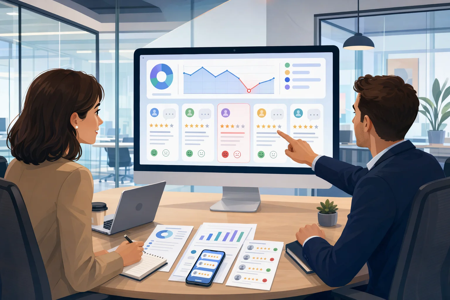 What Is a Centralised Review Dashboard? 2026 Guide Centralised dashboard displaying Google, Facebook, and app store reviews with analytics